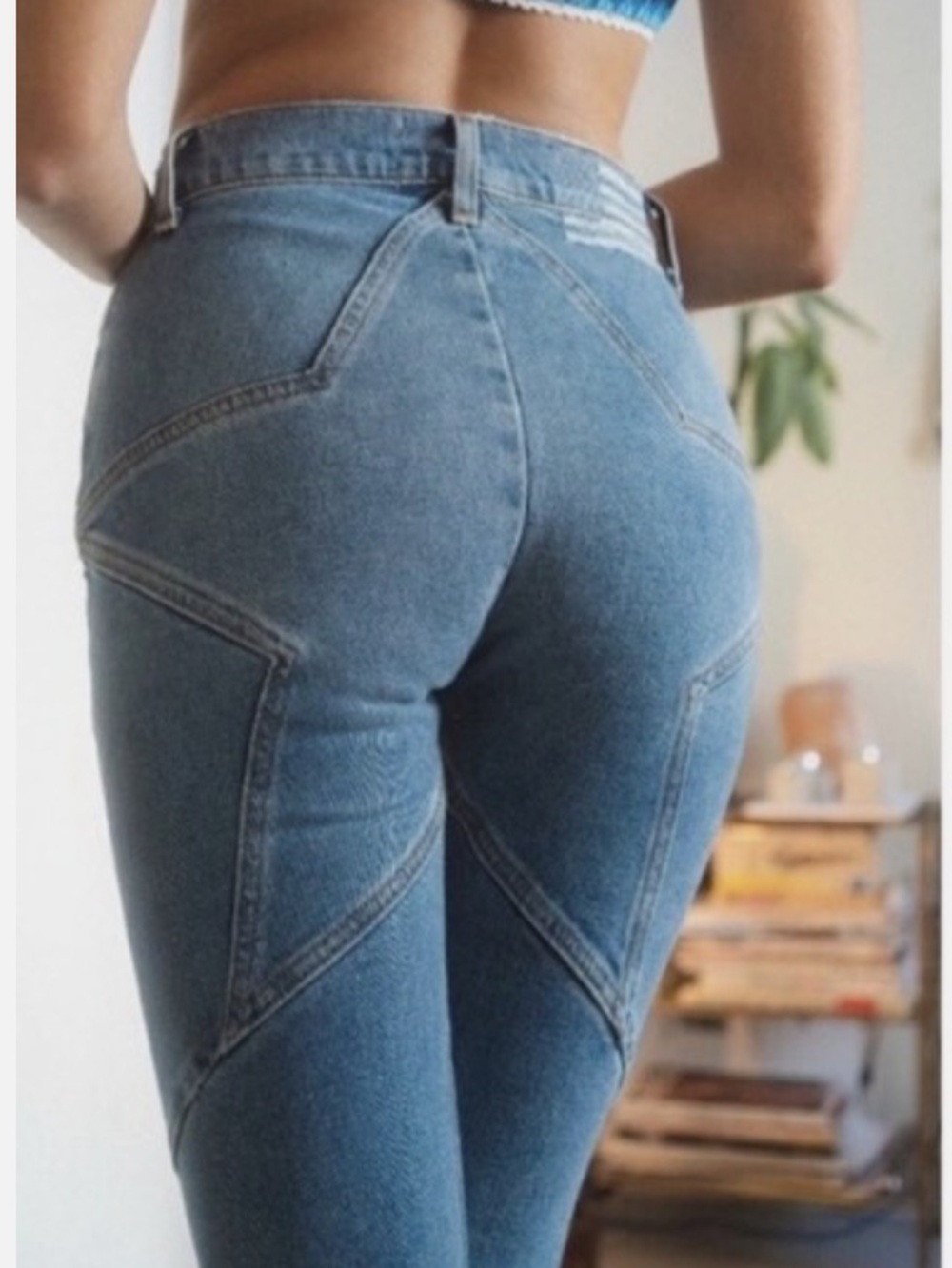 Revice Denim Star High-Waist Blue Jeans - Sculpting Fit